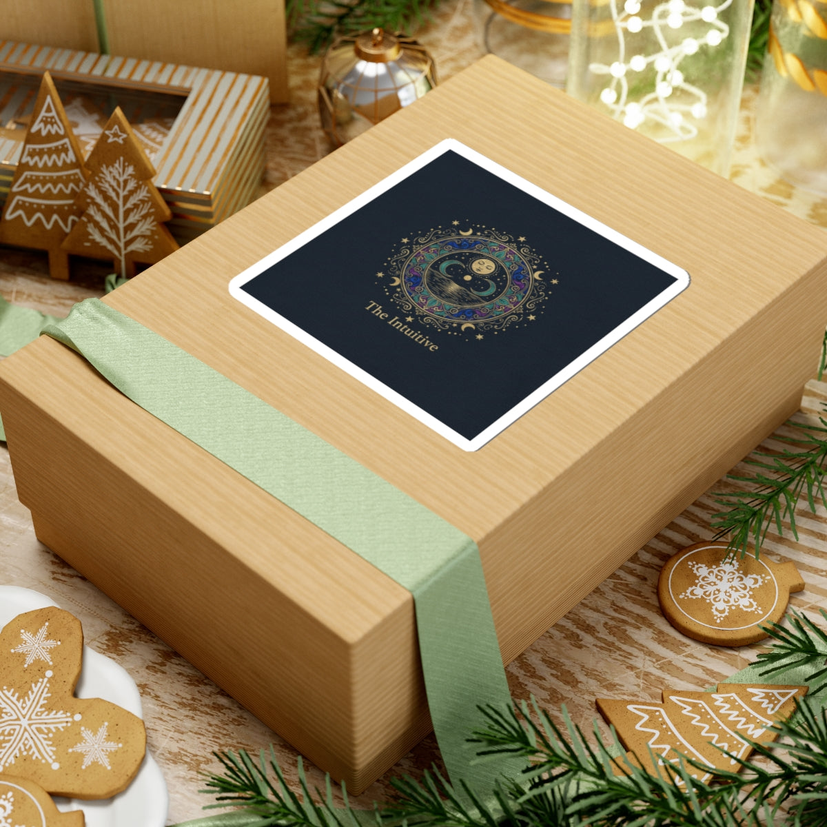 The Intuitive Tarot Art Sticker | classic tarot style, arcana wall art