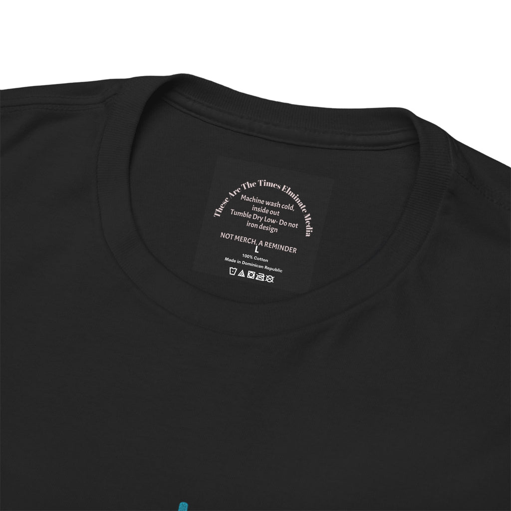 Divine Menace Graphic Tee - Unisex Heavy Cotton T-shirt, Alignment Streetwear, Everyday Essential