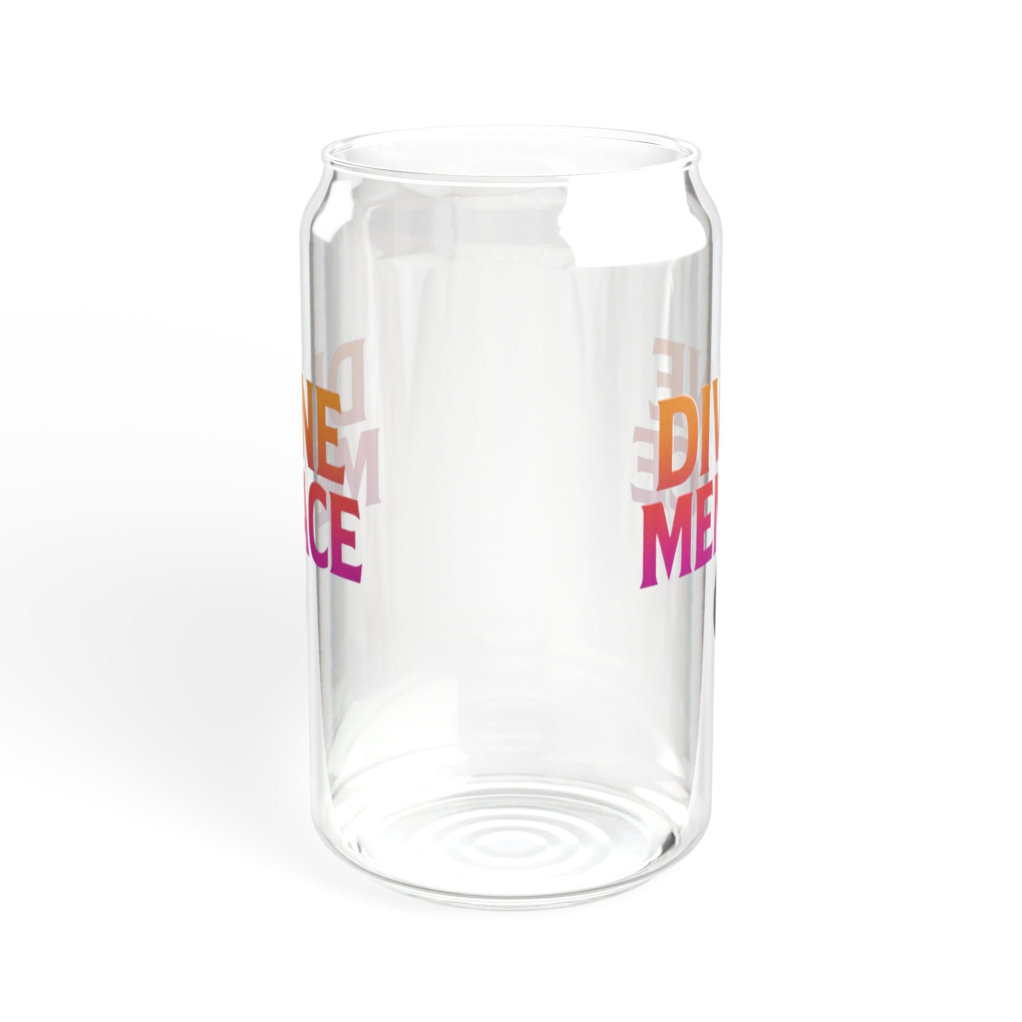 Divine Menace Sipper Glass, Eco-Friendly Drinkware, Perfect for Parties, Birthdays, Housewarming, Summer Sips