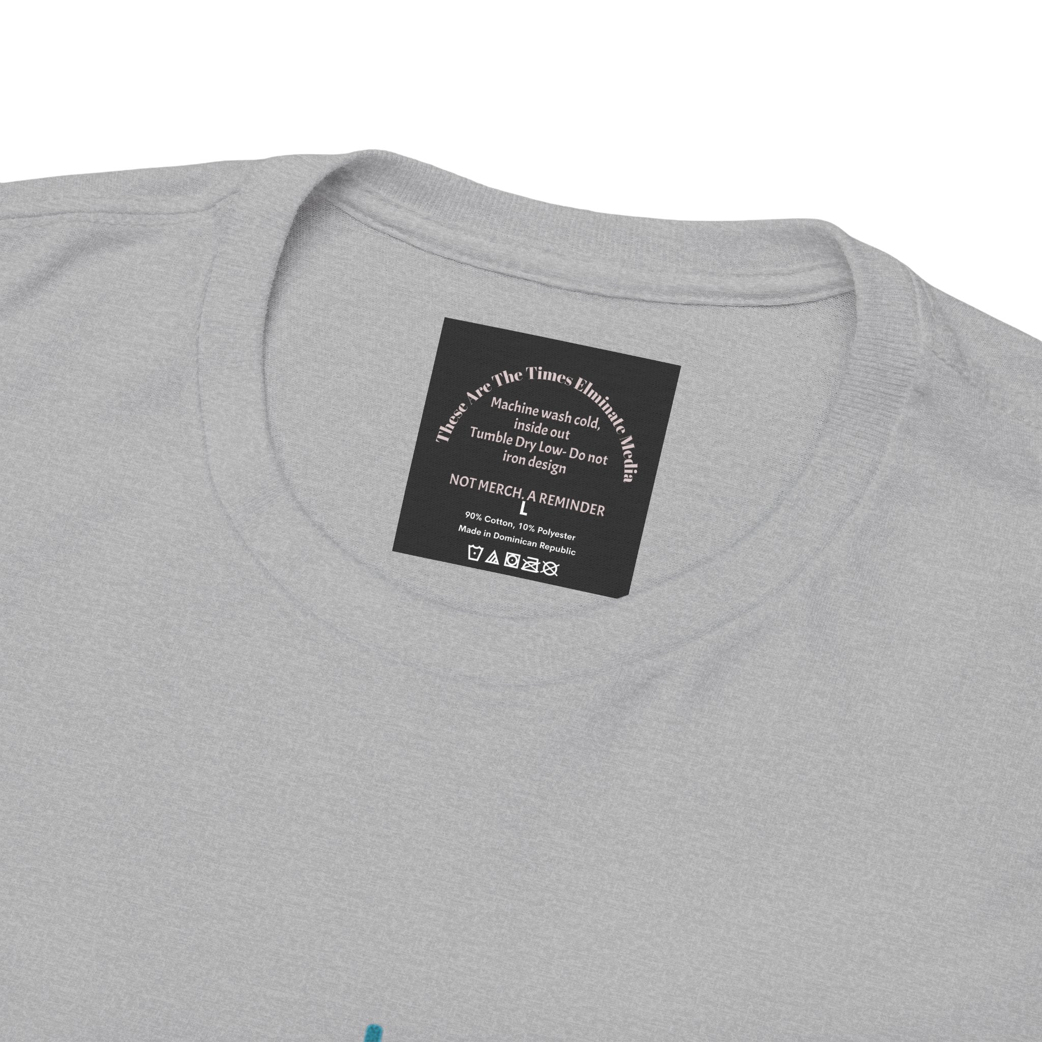 Divine Menace Graphic Tee - Unisex Heavy Cotton T-shirt, Alignment Streetwear, Everyday Essential