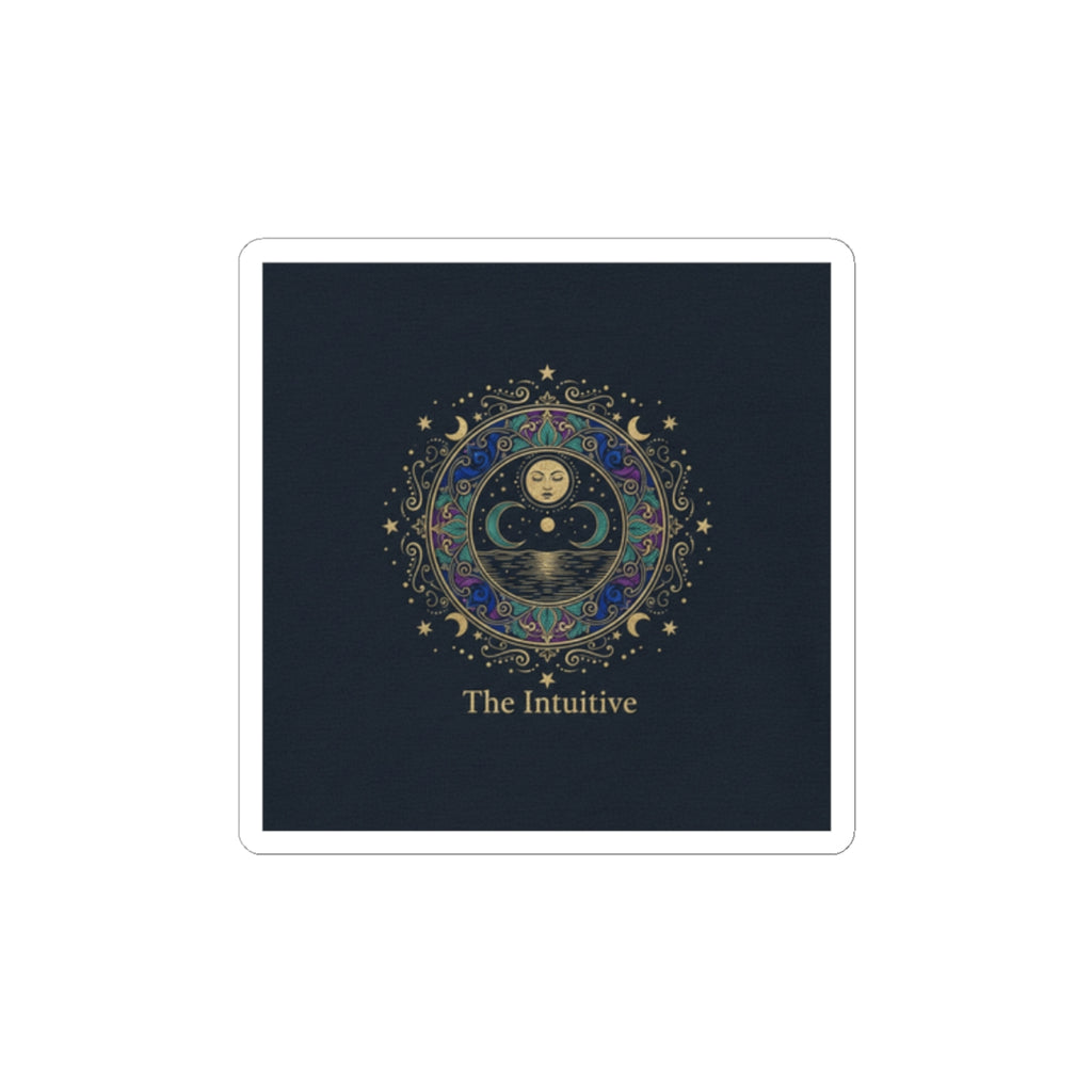 The Intuitive Tarot Art Sticker | classic tarot style, arcana wall art