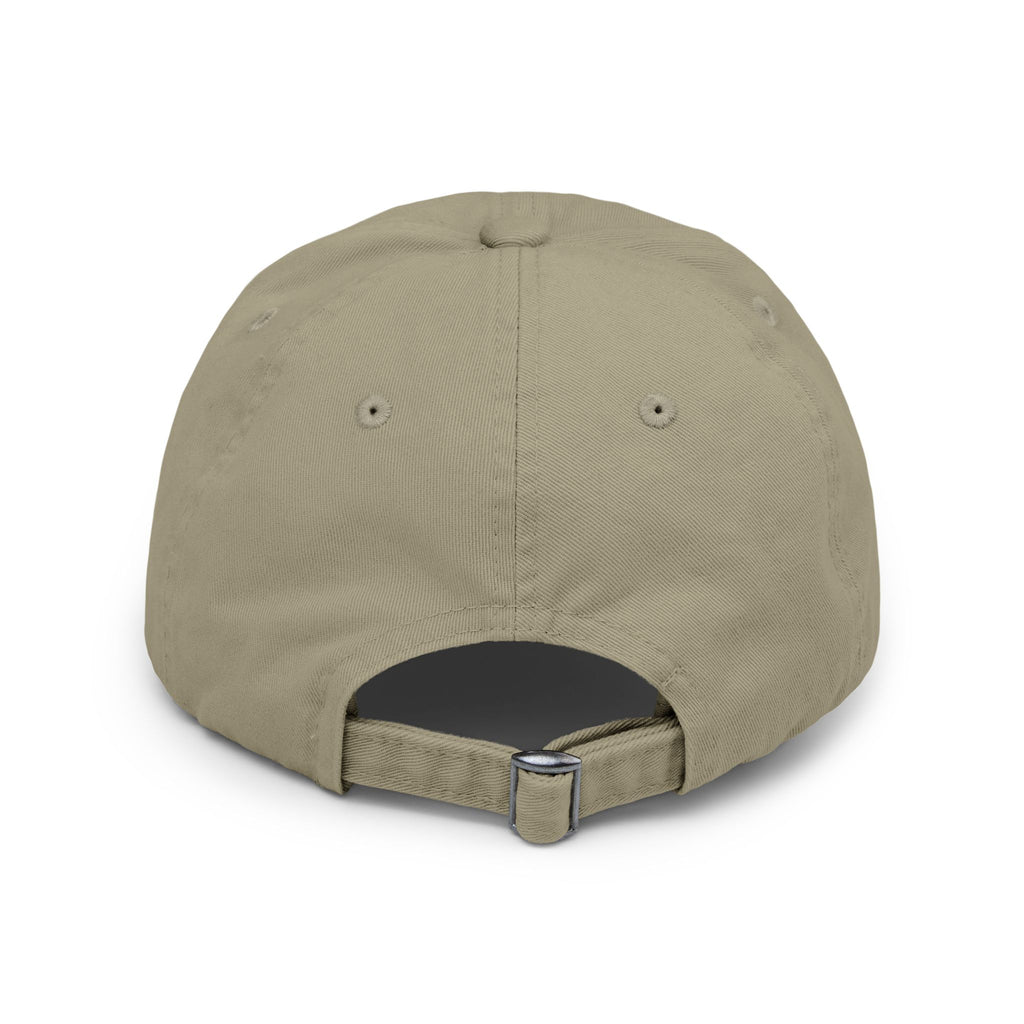 Divine Menace Distressed Cap — Retro Vintage Graphic Baseball Hat