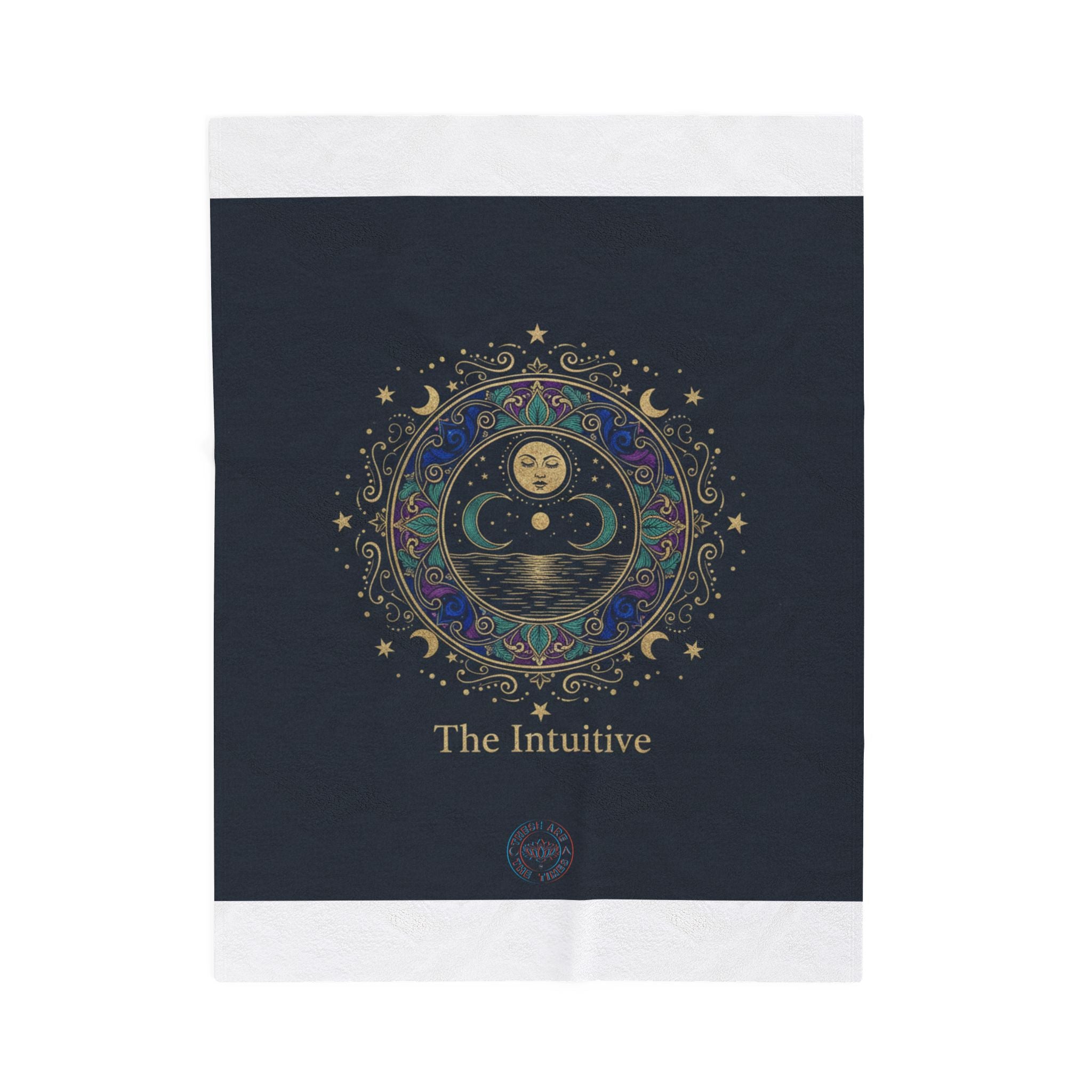 The Intuitive Tarot Art Velveteen Blanket | classic tarot style, arcana wall art