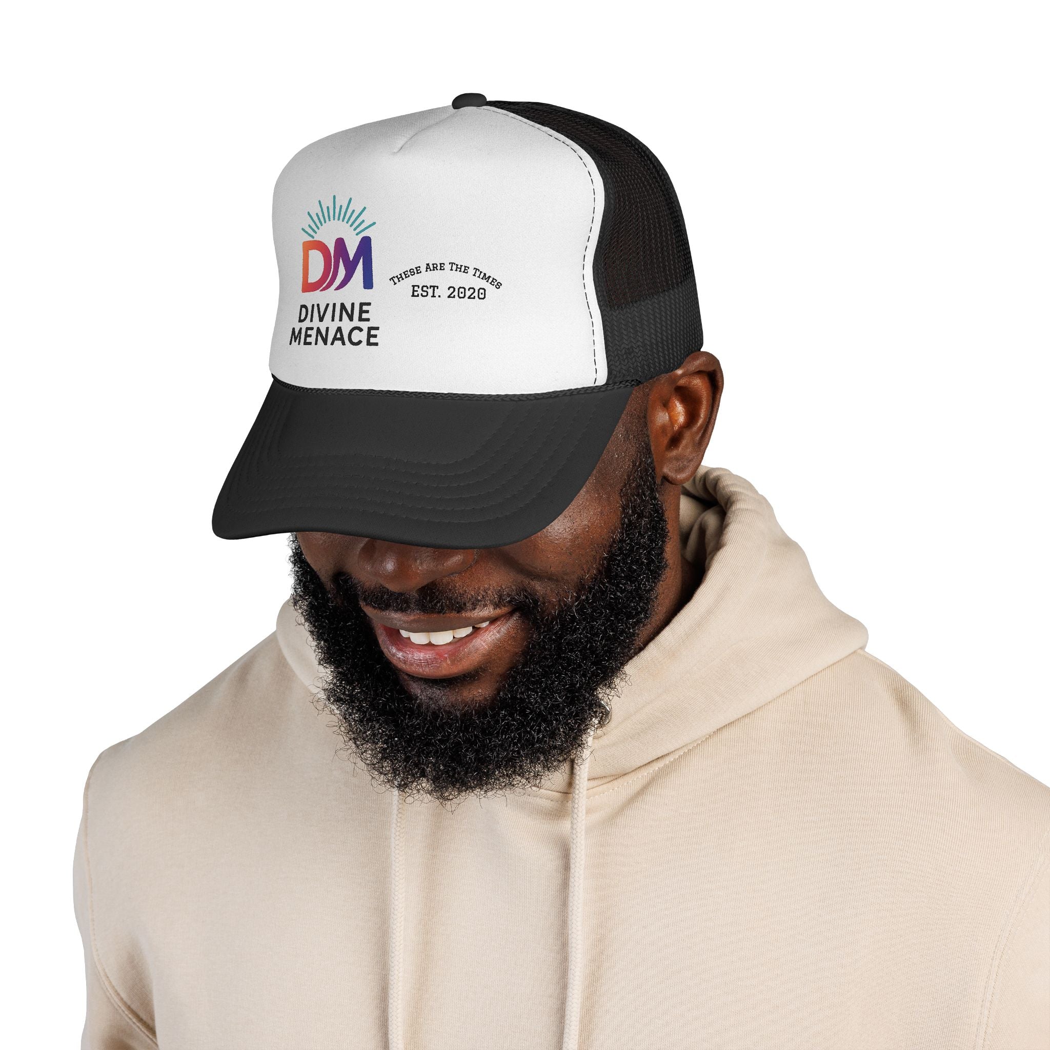 Divine Menace Trucker Cap | The OG Energy Edition for Him/Her | Trendy Headwear