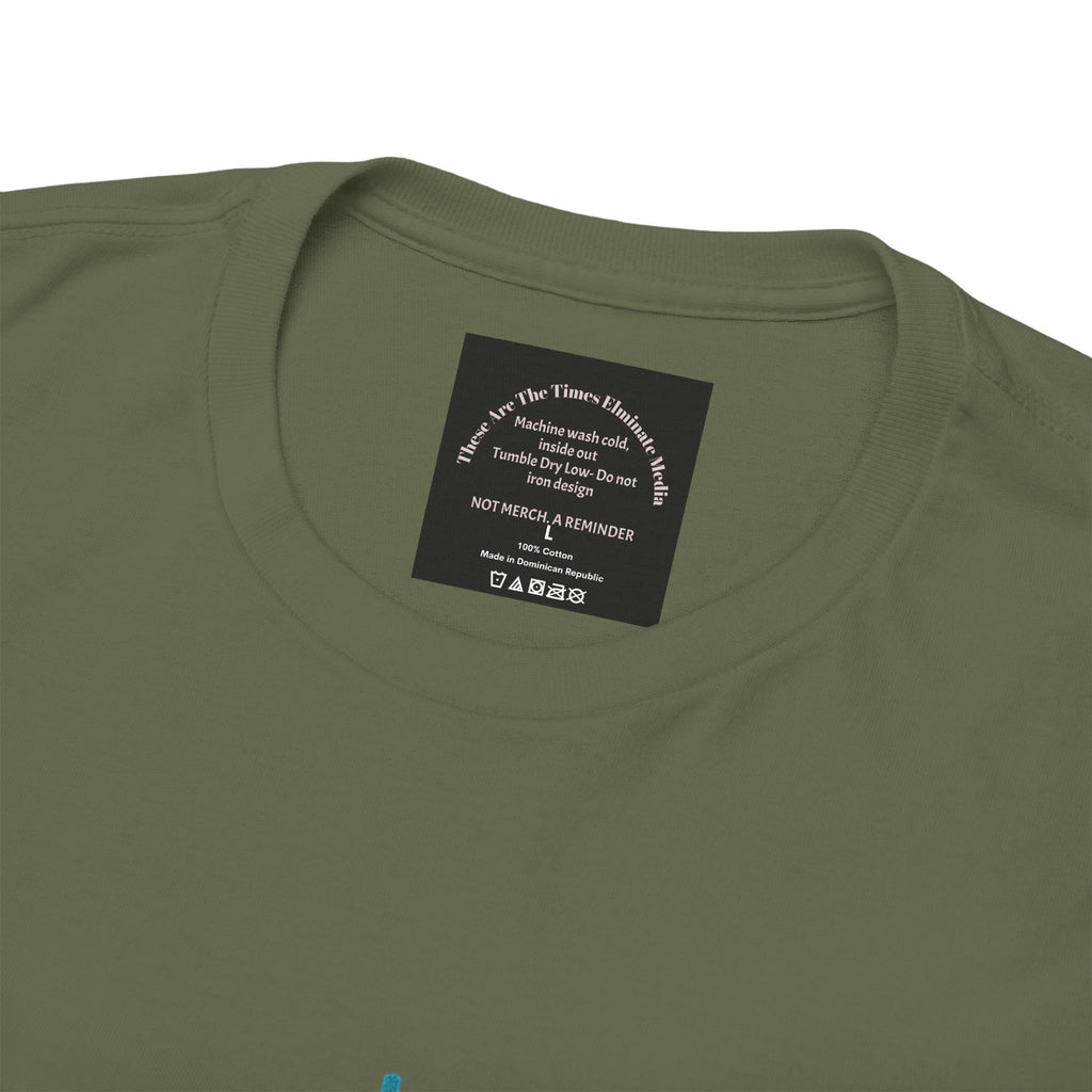 Divine Menace Graphic Tee - Unisex Heavy Cotton T-shirt, Alignment Streetwear, Everyday Essential