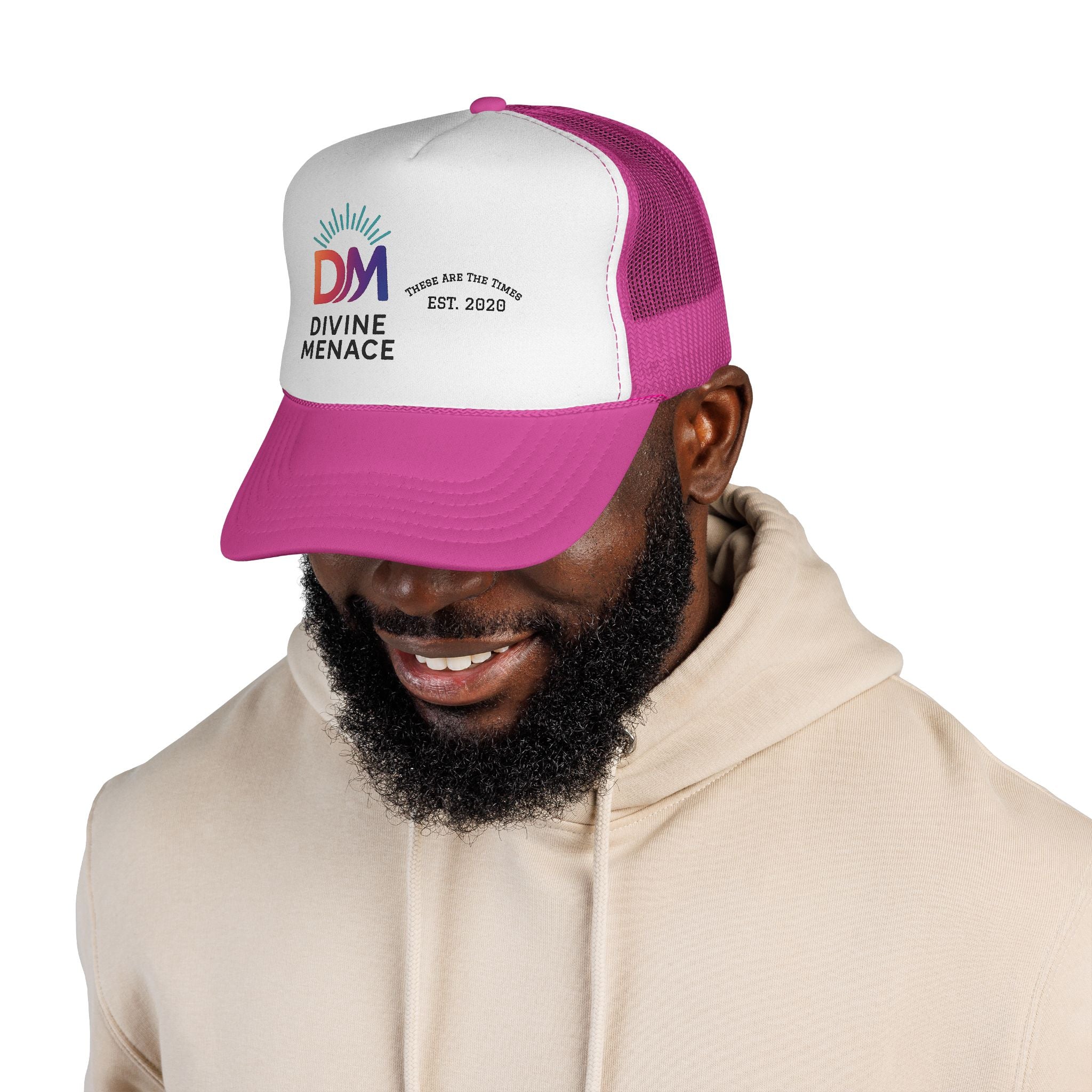 Divine Menace Trucker Cap | The OG Energy Edition for Him/Her | Trendy Headwear