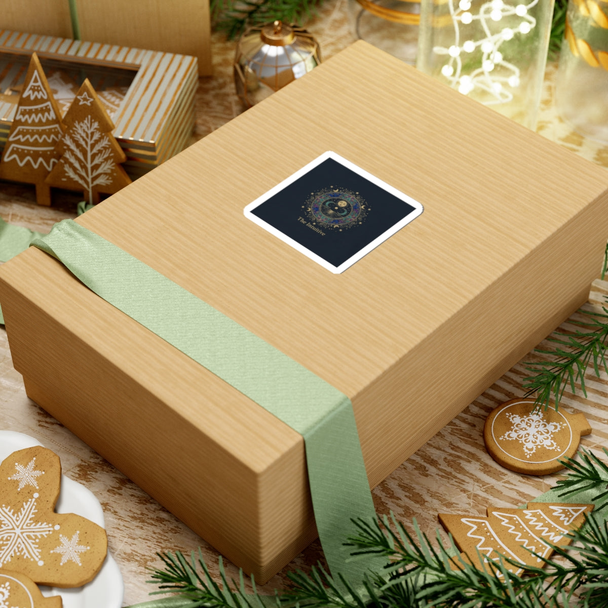 The Intuitive Tarot Art Sticker | classic tarot style, arcana wall art